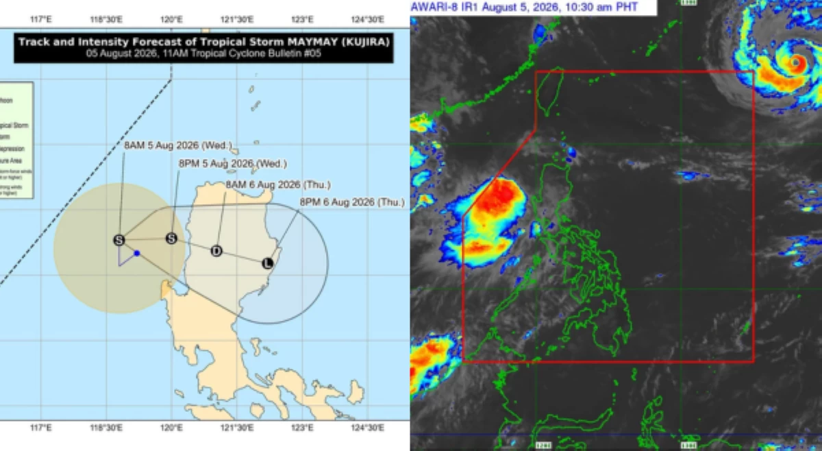 'Maymay,' inaasahang magla-landfall; wind signals, nakataas na rin!