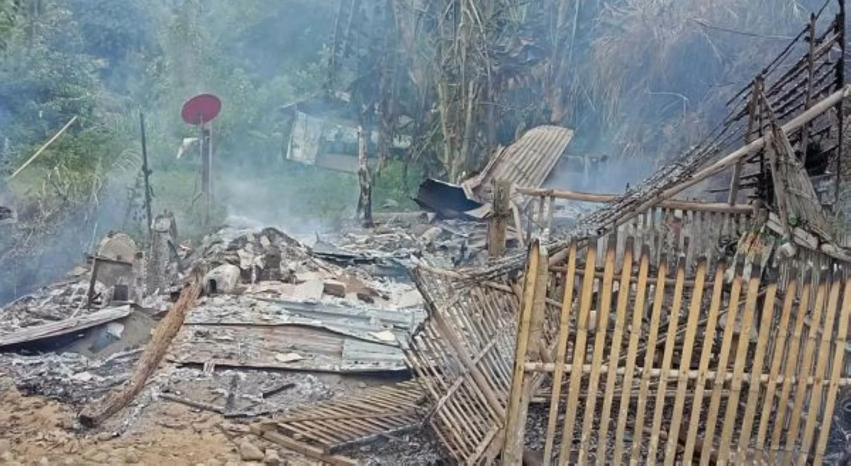 Tatay na kumukuha ng ayudang 10kg bigas, nasunugan ng bahay!