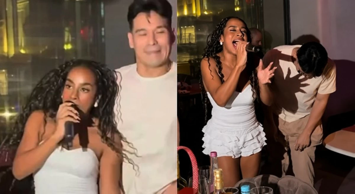 Na-hit ang nota? Muriel Lomadilla, nag-sorry sa nasagi kay Pancho Magno habang bumibirit!