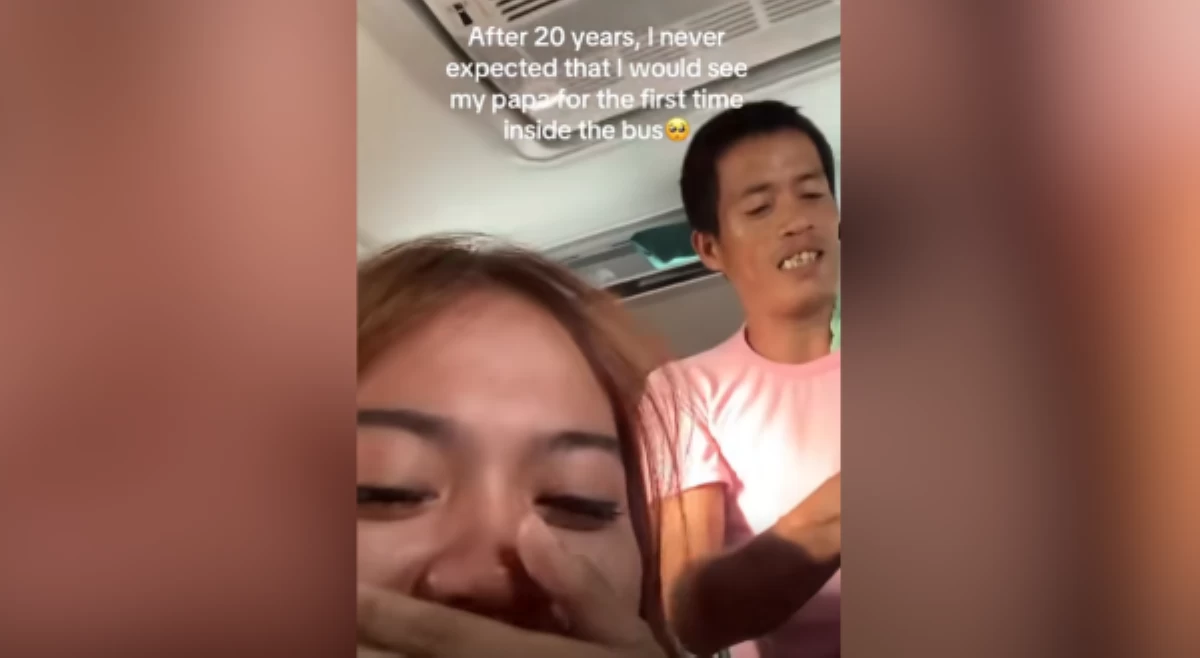 Mag-amang nagkalayo sa loob ng 20 taon, &lsquo;di inaasahang magkikita sa iisang bus!