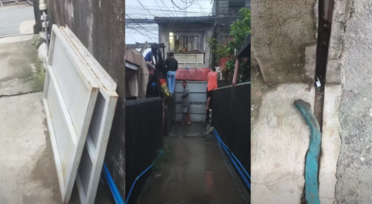 &lsquo;DIY&rsquo; na panangga sa baha ng isang barangay, hinangaan!