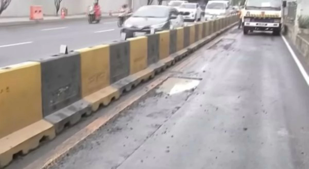 Bako-bakong kalsada sa bagong renovated portion ng EDSA, iimbestigahan ng Senado!