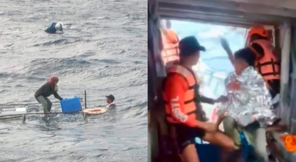Mangingisda, nailigtas matapos lumubog sinasakyang motorbanca