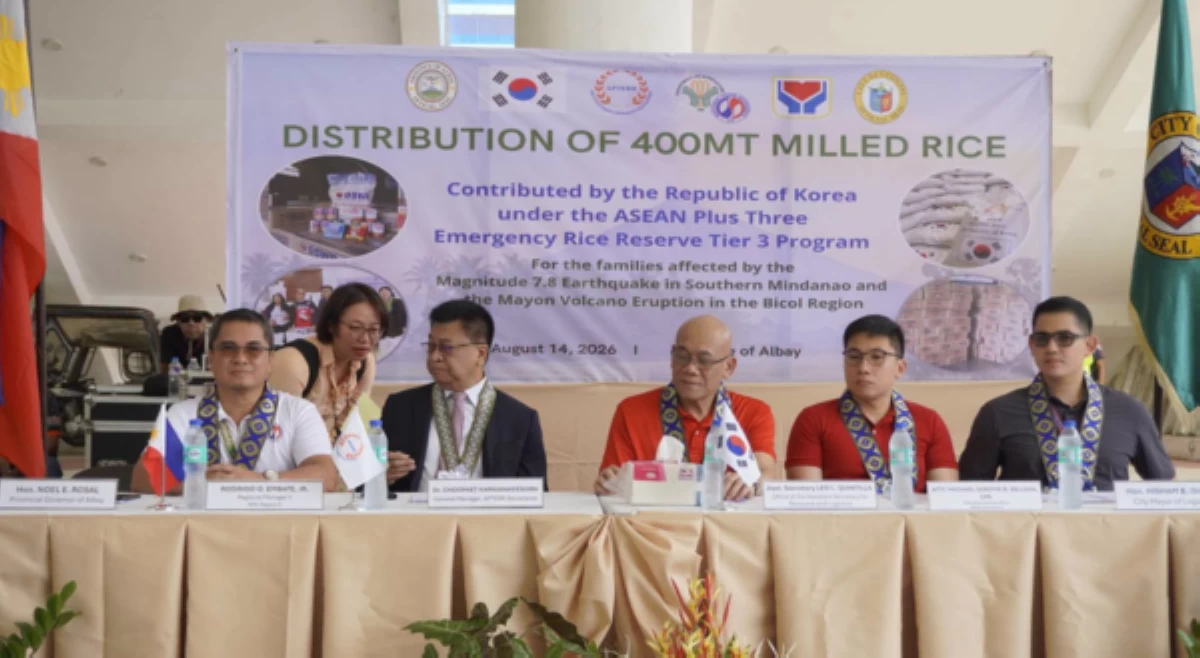 DSWD, nakatanggap ng 400 metric tons na bigas mula South Korea