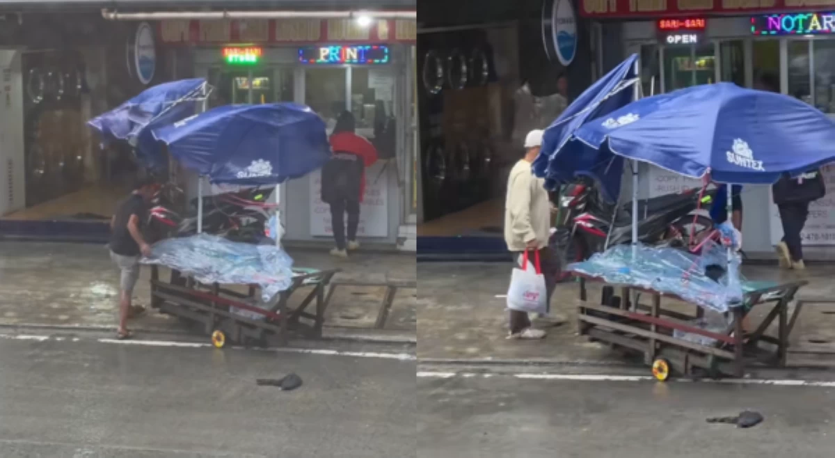 Lalaking pinakyaw paninda ng isang kakanin vendor, kinaantigan