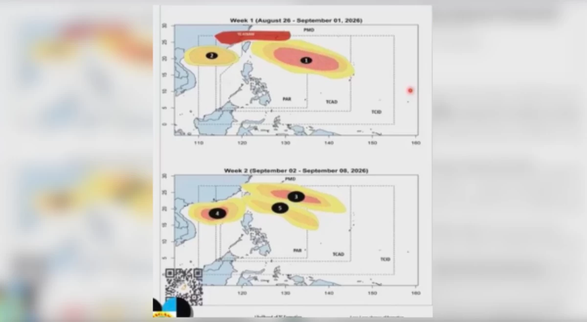 '5 sama ng panahon mabubuo!' Alamin ang lagay ng panahon sa susunod na 2 linggo