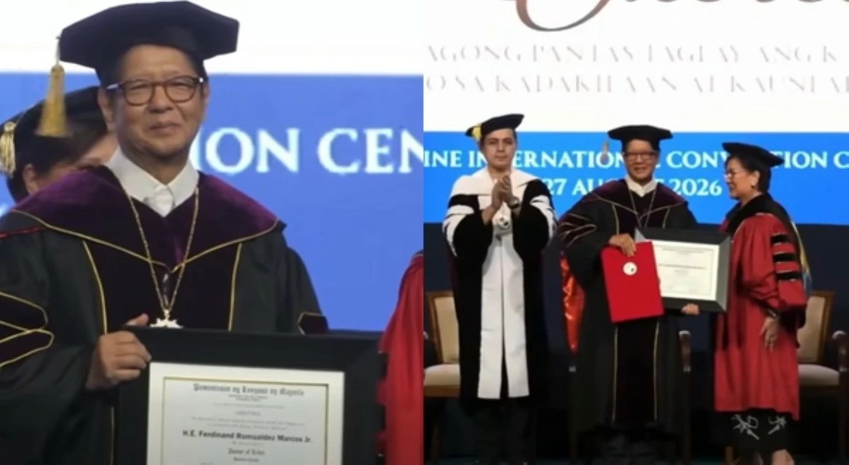 Doctor of Laws, Honoris Causa: PBBM, ginawaran ng honorary degree ng PLM