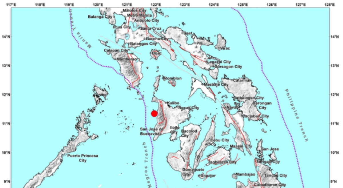Antique, niyanig ng magnitude 4.7 na lindol