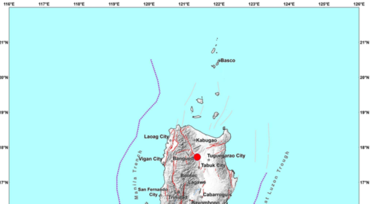 4.4-magnitude na lindol, yumanig sa Cagayan