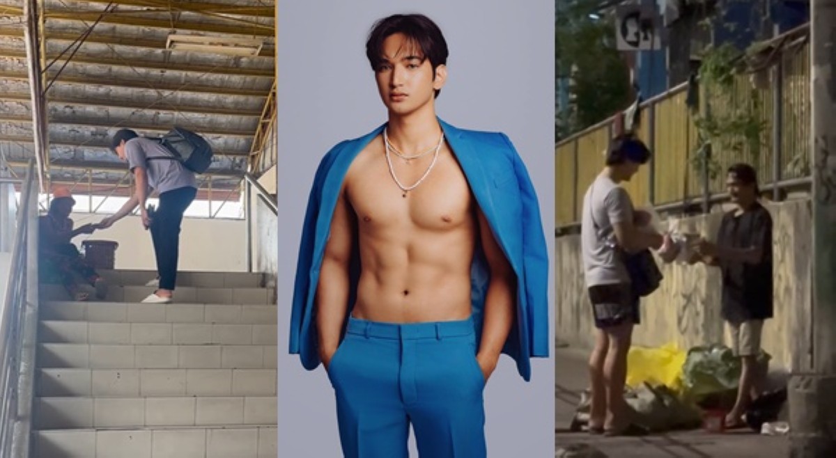 Hunk model na namamahagi ng tulong, pinusuan