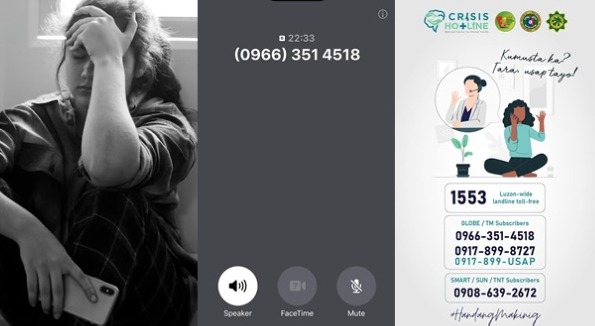 Crisis hotline sa mga taong gusto, kailangan ng kausap, inirekomenda ng netizen