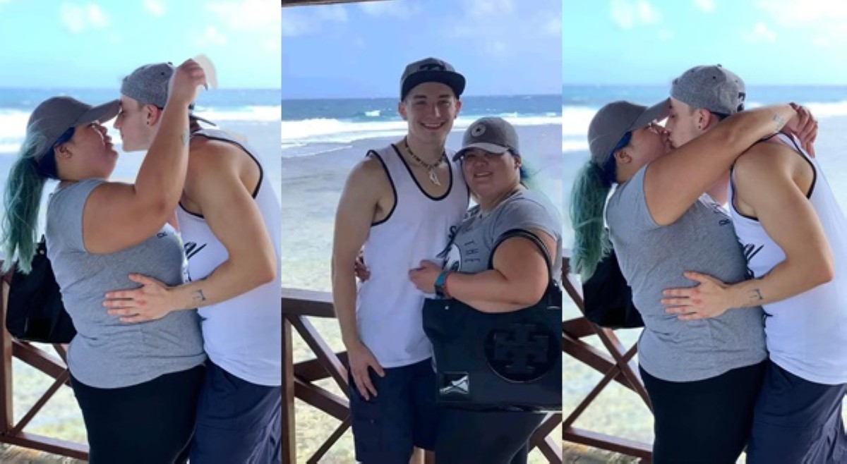 Babaeng nag-move on lang sa Siargao at nakabingwit daw ng afam, nagsalita na