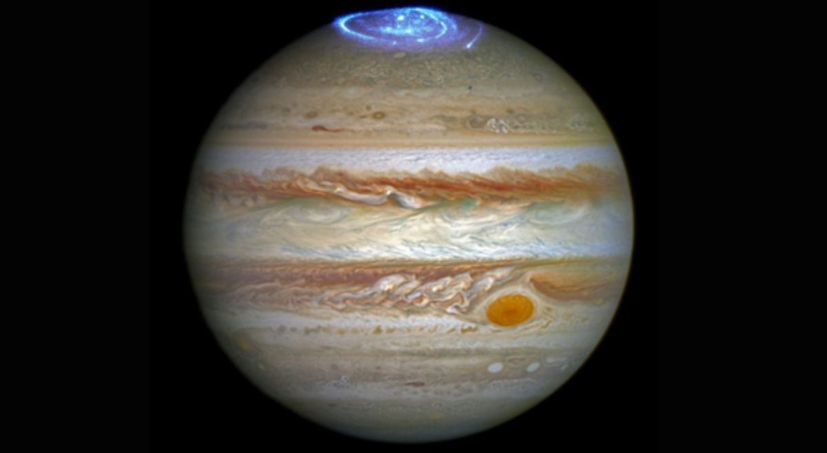 NASA, ibinahagi larawan ng auroras sa atmospera ng Jupiter