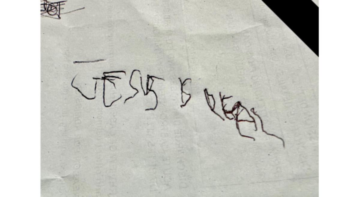 'Jesus is real', huling naisulat ng isang anak bago malagutan ng hininga