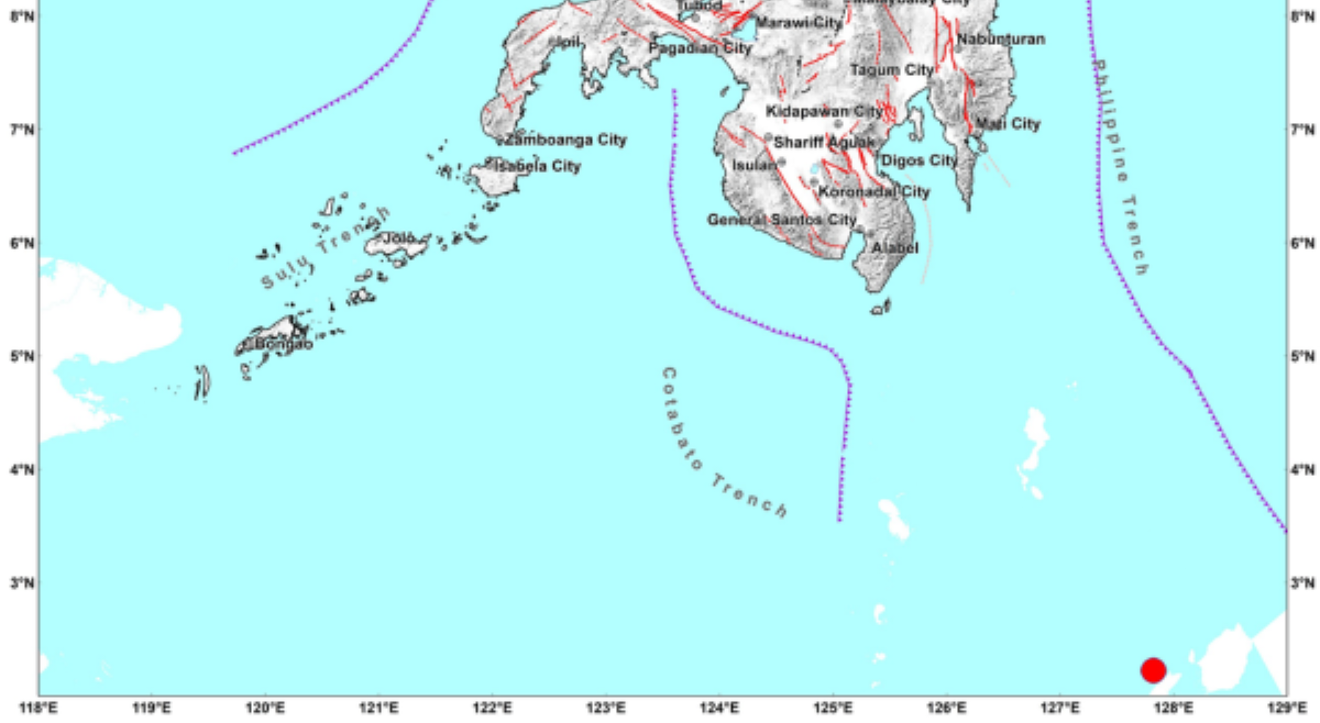 Davao Occidental, niyanig ng magnitude 4.2 na lindol