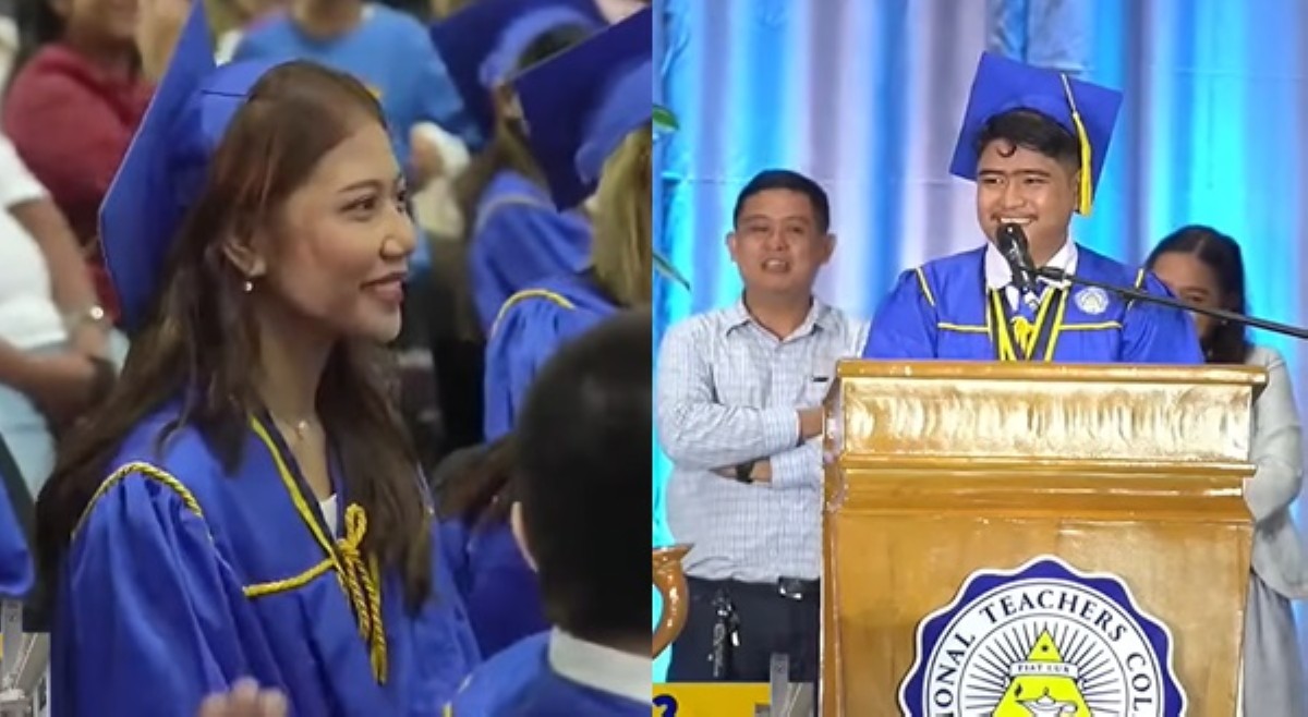 Grade 12 graduate, umamin sa crush niya sa mismong graduation ceremony