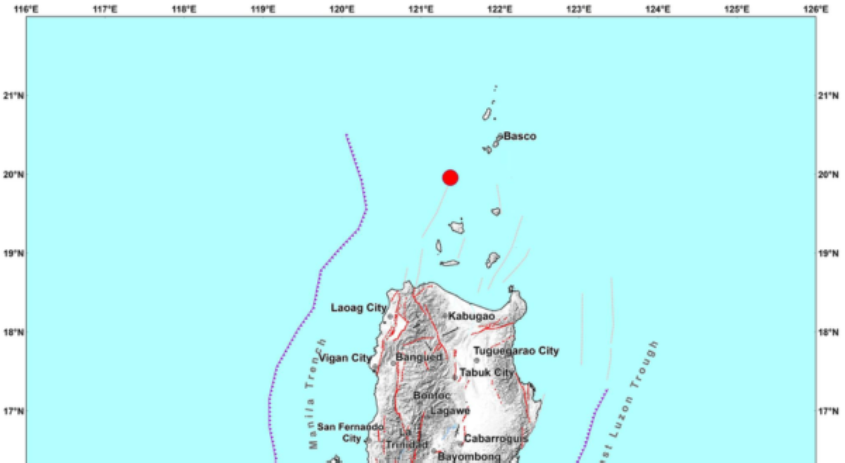 Magnitude 4.2 na lindol, yumanig sa Batanes