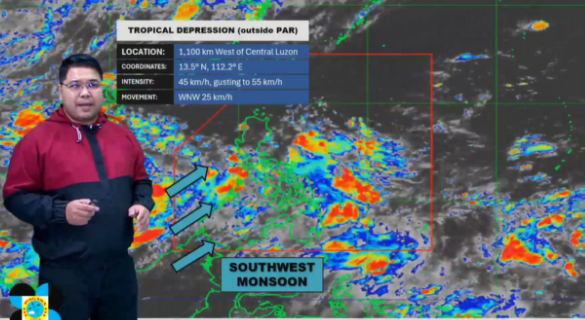 LPA sa labas ng PAR, ganap nang bagyo -- PAGASA