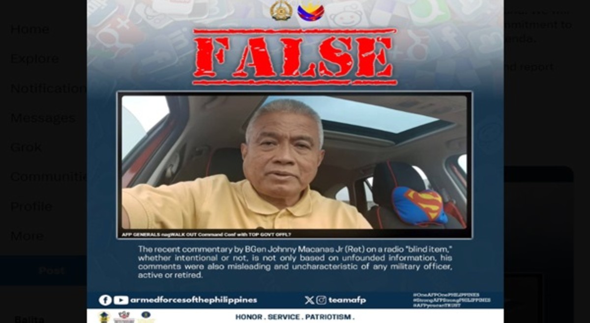 Generals nag-walk out daw sa isang command conference; AFP, nagsalita na