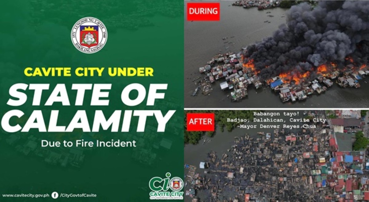 Cavite City nasa state of calamity; dalawang barangay, tinupok ng apoy!
