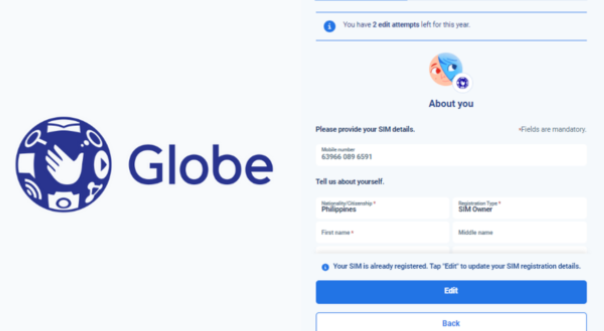 <b>Paalala ng Globe: Panatilihing updated ang impormasyon sa SIM Registration</b>