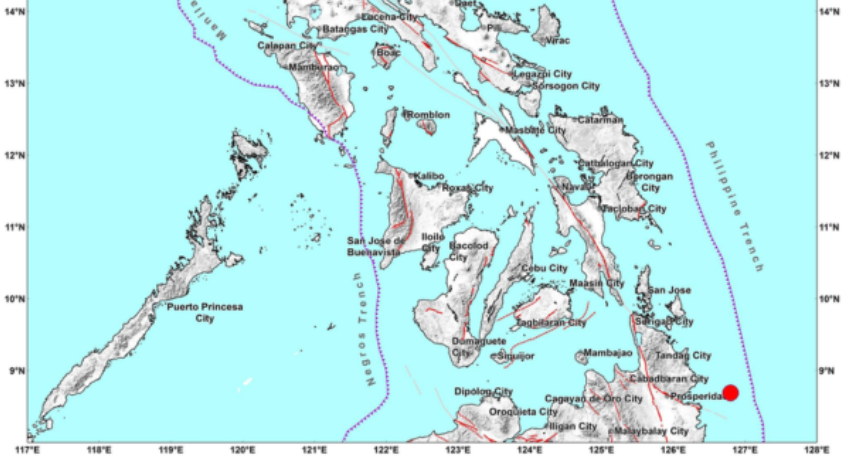 Surigao del Sur, niyanig ng magnitude 4.6 na lindol