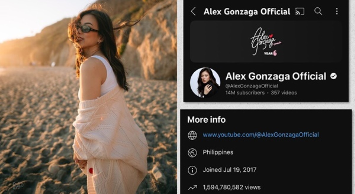 Alex Gonzaga, may 14M subscribers na sa YouTube channel: 'Malayo na pero malayo pa!'
