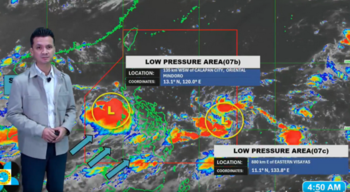 2 LPA, namataan sa loob ng PAR -- PAGASA
