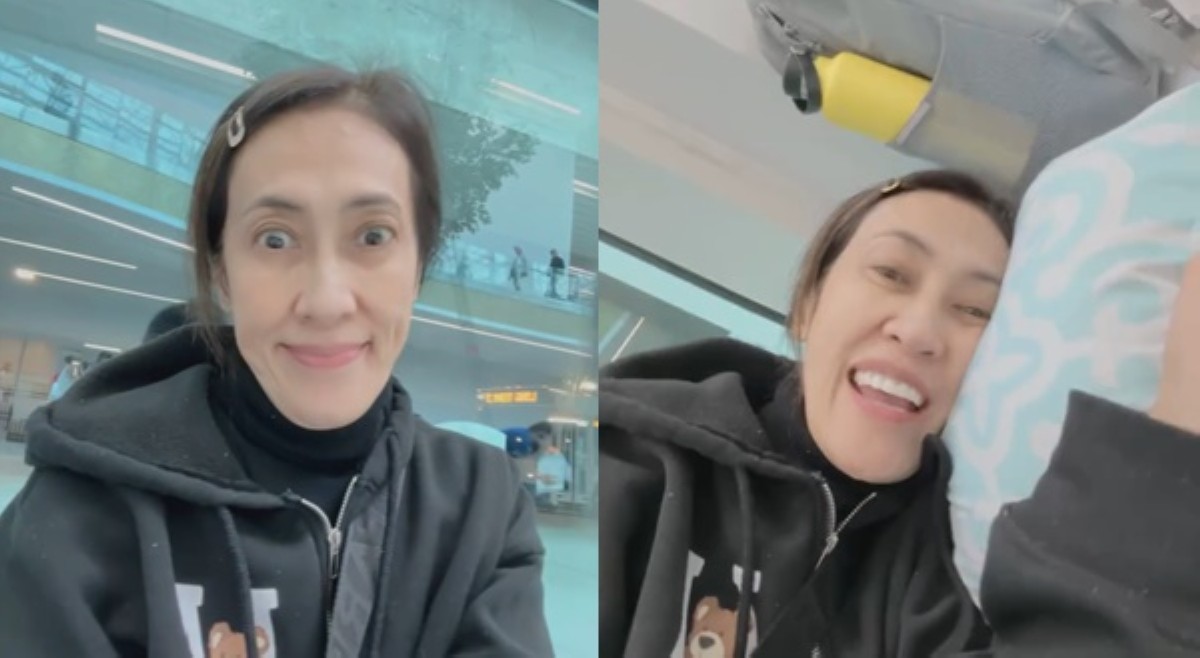 Ai Ai stranded sa airport, nahiga sa sahig: 'Salamat at may dala ako kumot at unan!'