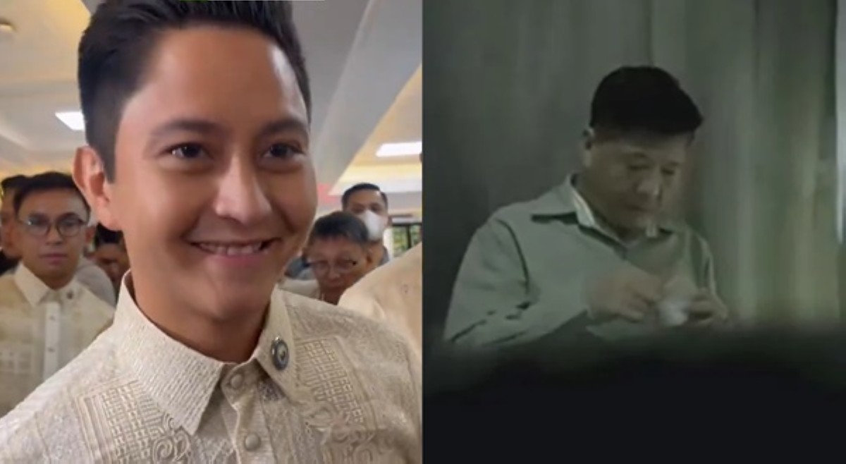 Sandro Marcos, nag-react sa malisyosong video ng ama