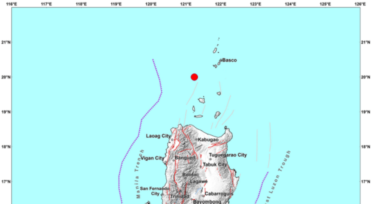 Batanes, niyanig ng magnitude 4.3 na lindol