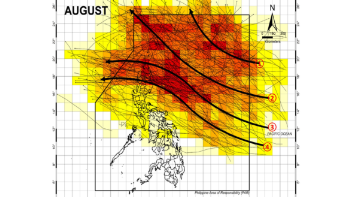 'Pinas, posibleng makaranas ng hanggang 3 bagyo sa Agosto