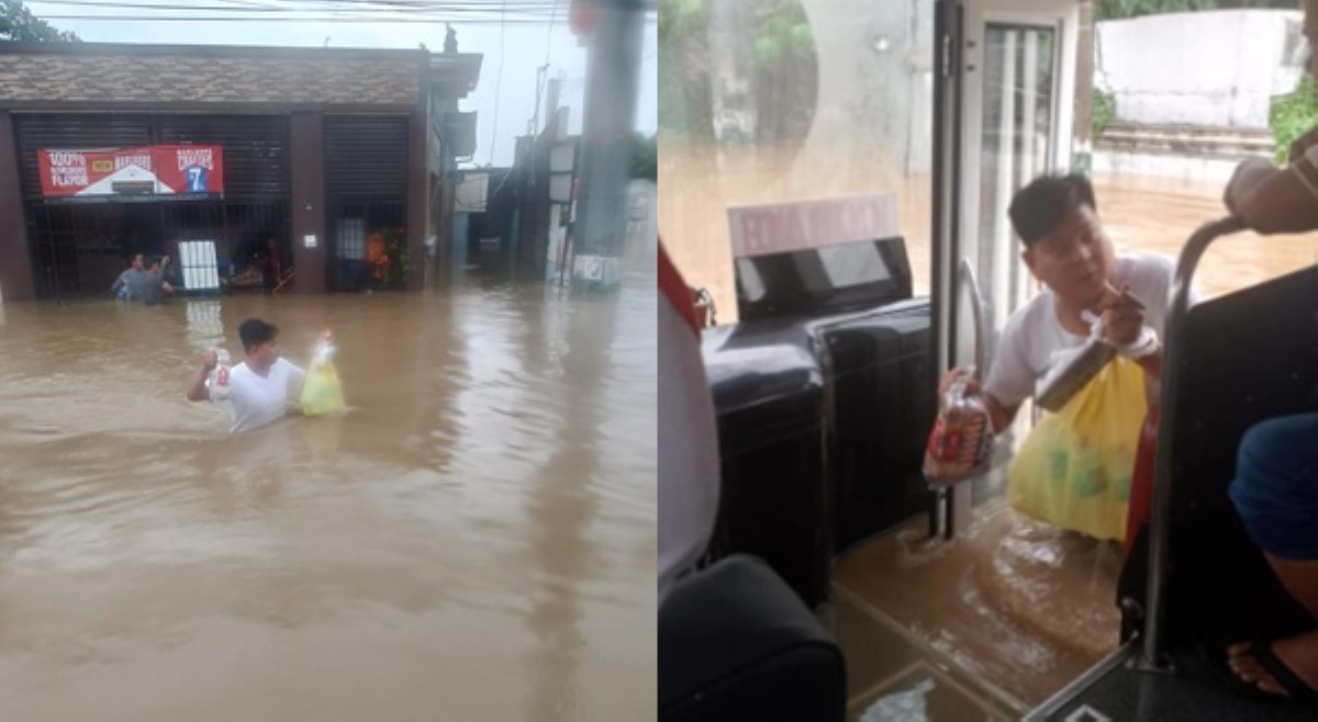 Konduktor ng bus na di pinabayaan mga pasahero nang ma-stranded, sinaluduhan