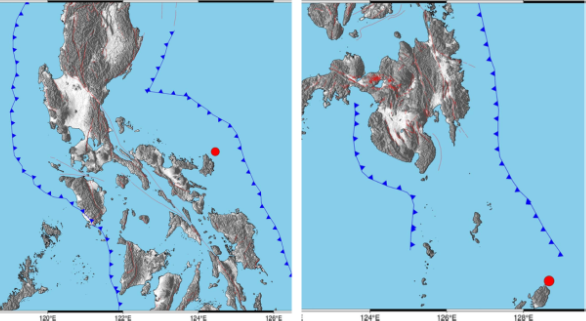 Catanduanes, niyanig ng magnitude 4.3 na lindol; M4.6 naman sa Davao Occidental