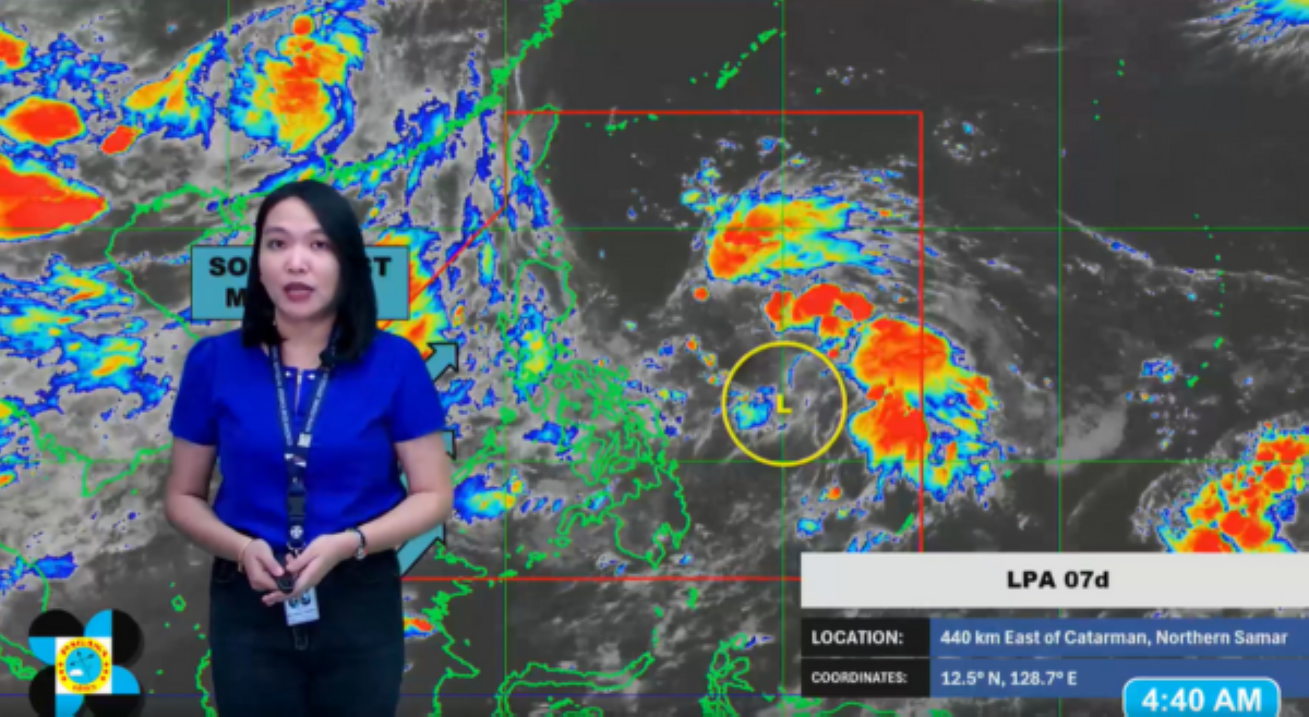 LPA sa loob ng PAR, may posibilidad na maging bagyo -- PAGASA