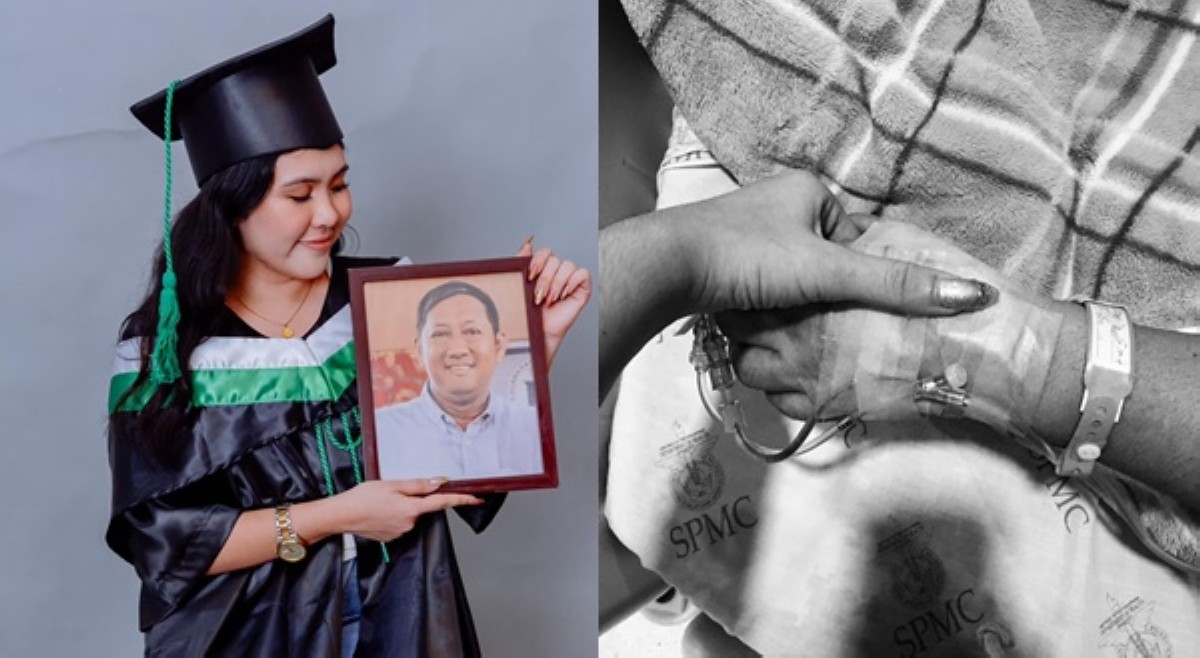 Magna cum laude na inialay sa naospital na nanay ang tagumpay, kinaantigan