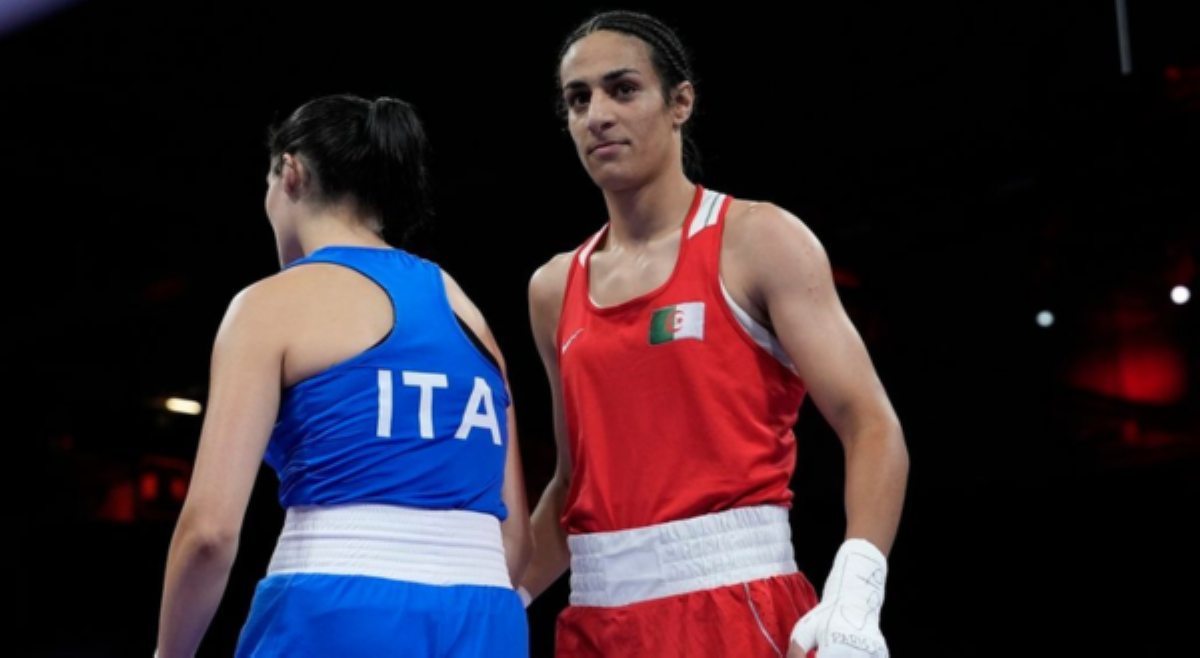 Italian female boxer, tinalo ng 'biological male' Algerian boxer