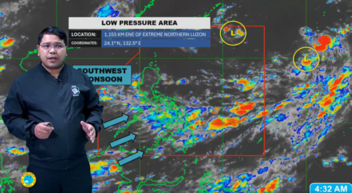 PAGASA, may binabantayang 2 LPA sa loob, labas ng PAR