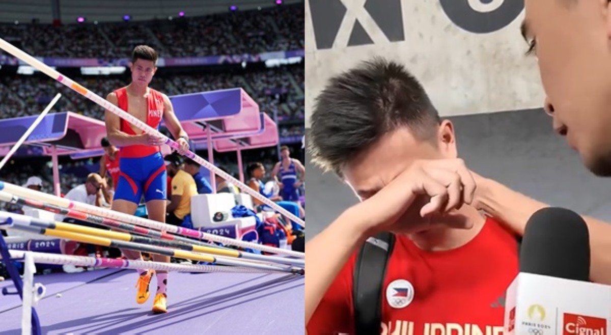 'I came short, I'm sorry!' EJ Obiena, emosyunal matapos mag-landing sa rank 4 ng vault finals