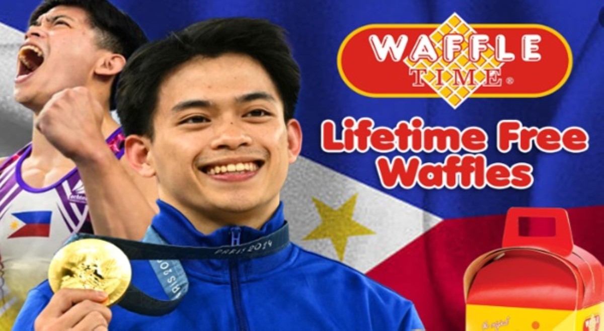 Carlos Yulo, may lifetime free waffles na!