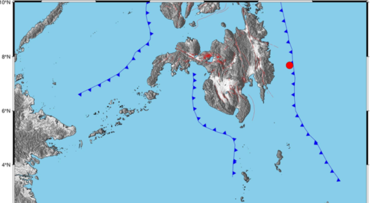 5.8-magnitude na lindol, yumanig sa Davao Oriental