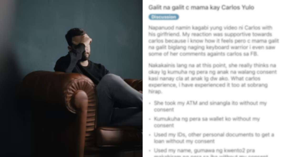 Panganay na netizen, may hinanakit sa nanay niyang kumukuha ng pera na walang paalam