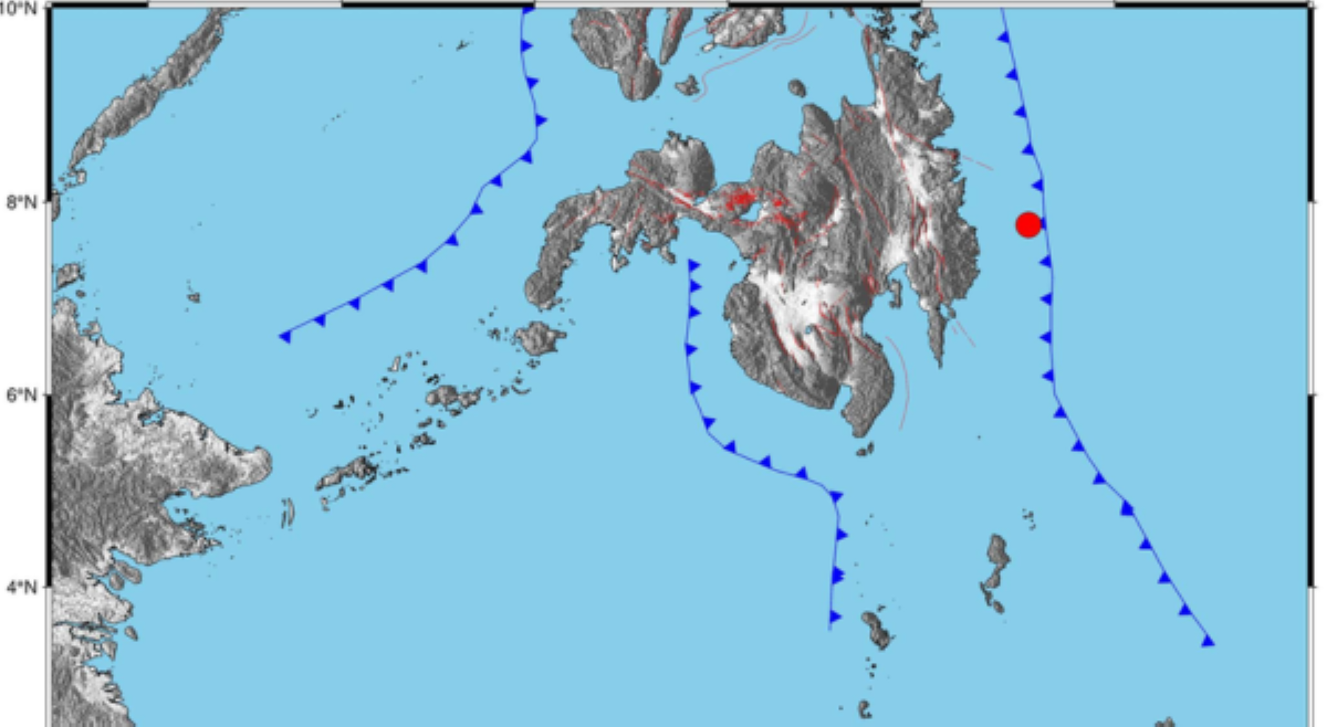 4.0-magnitude na lindol, tumama sa Davao Oriental