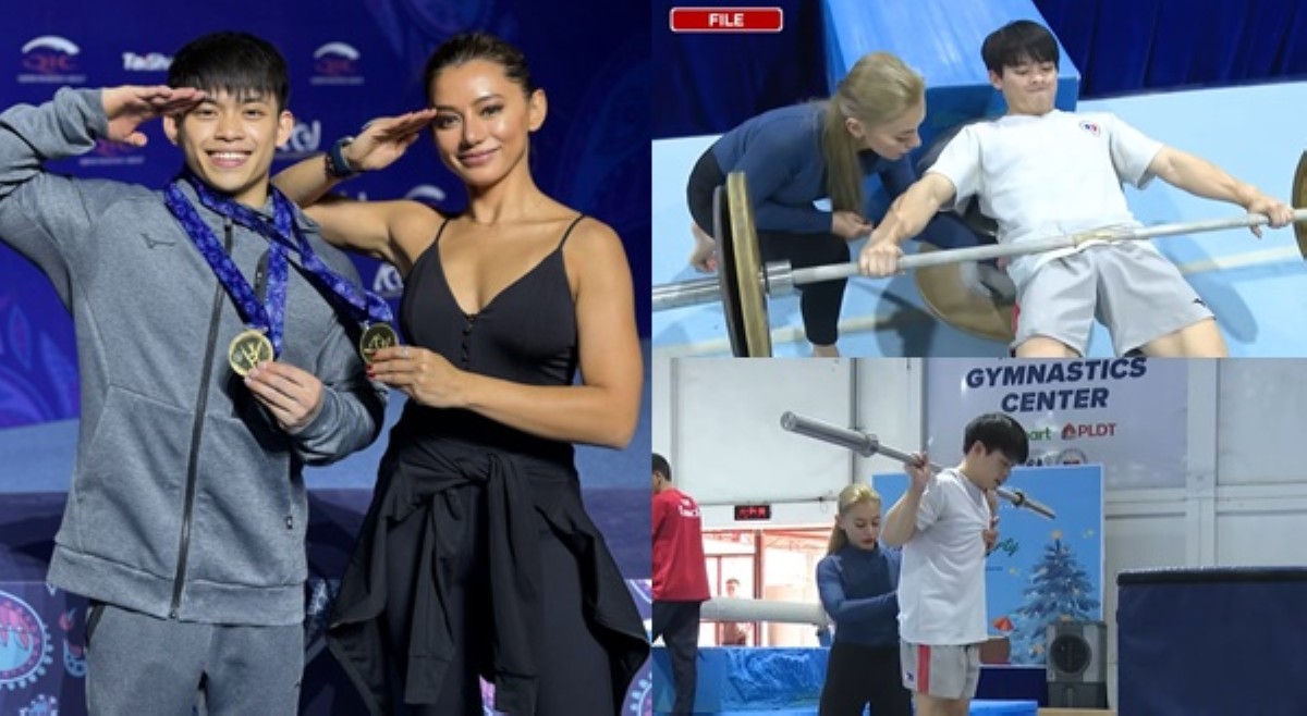 Golden hair din! Isa pang babae sa likod ng tagumpay ni Carlos Yulo, pinusuan