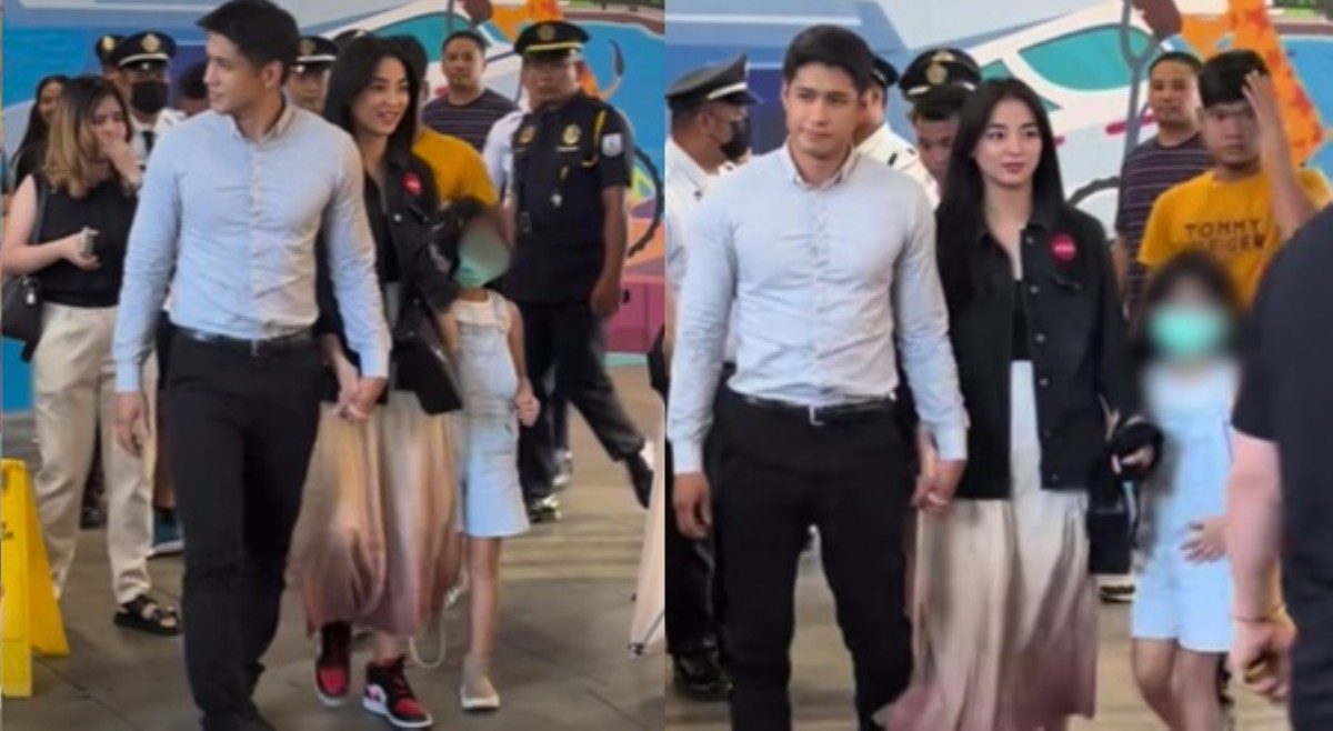 Netizens, inurirat kung sino ang batang babaeng kasama nina Aljur at AJ