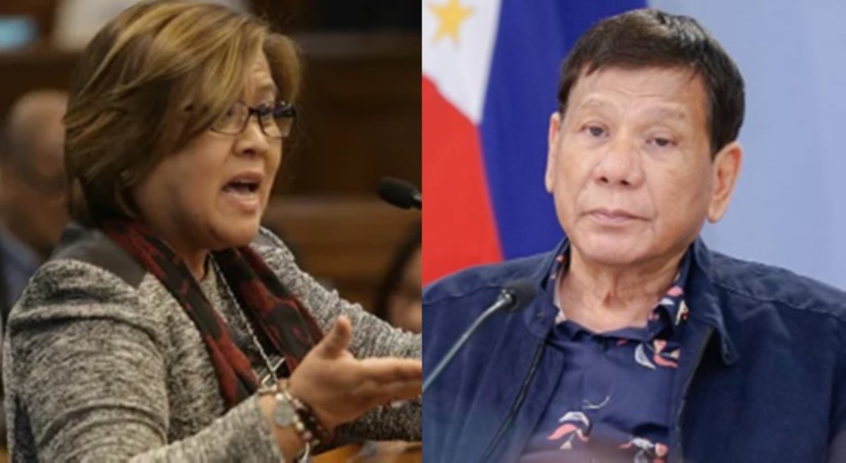 De Lima sa pahayag ni ex-Pres. Duterte: 'Sa'yo pa talaga nanggaling ito, kapal ng mukha!'