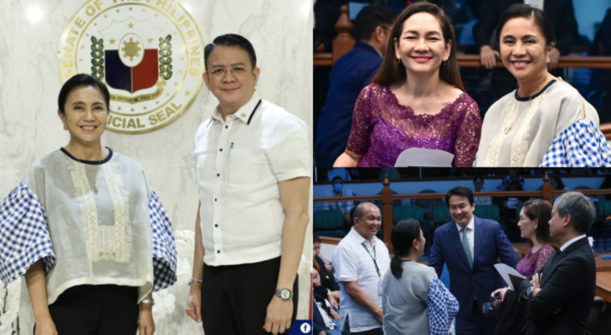 Ex-VP Leni, winelcome ng ilang mga senador sa Senado