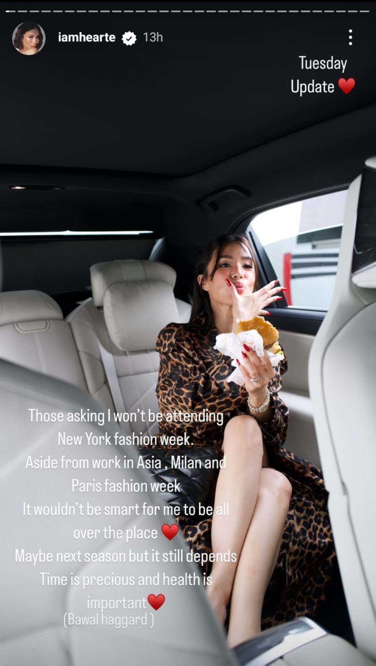 Photo courtesy: Heart Evangelista (IG) via Fashion Pulis