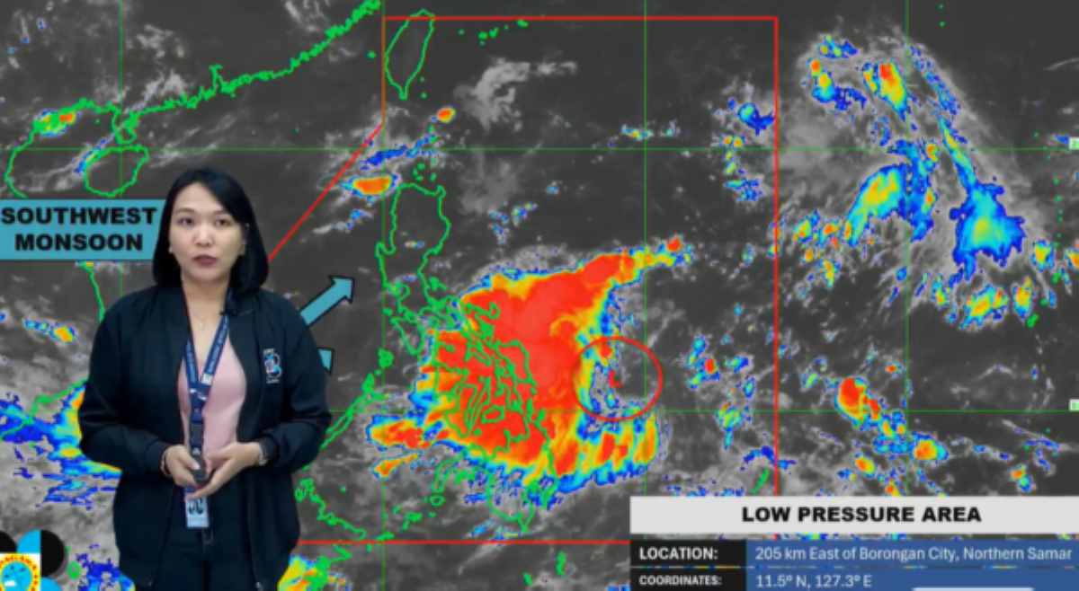 LPA sa loob ng PAR, mataas tsansang maging bagyo -- PAGASA
