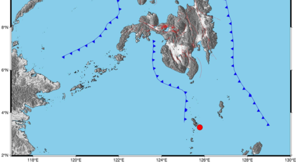 5.3-magnitude na lindol, yumanig sa Davao Occidental